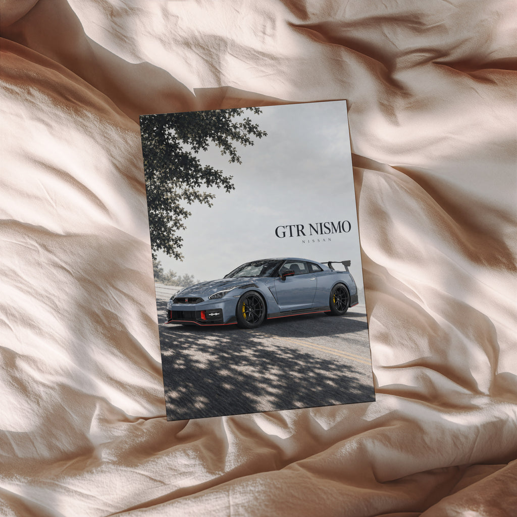 Vintage Nissan GTR NISMO Print, Car Wall Art