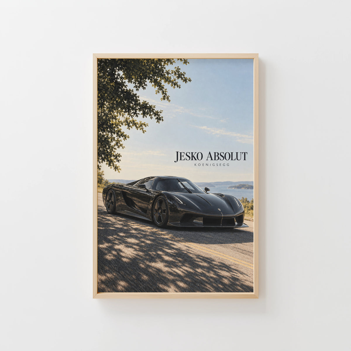Vintage Koenigsegg Jesko Absolut Car Print