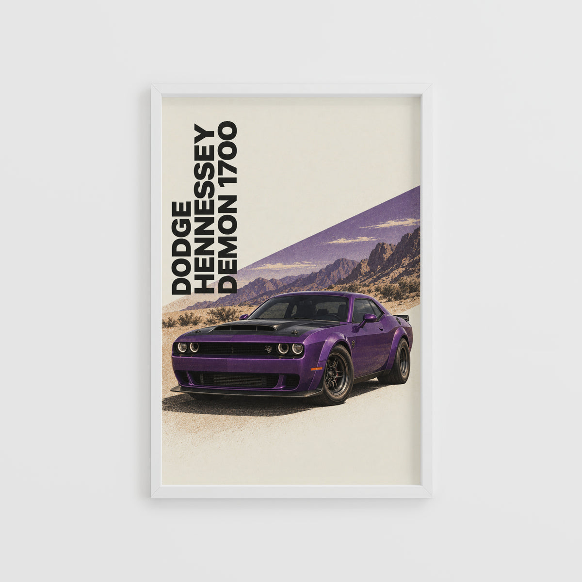 Vintage Dodge Demon Print, Muscle Car Poster