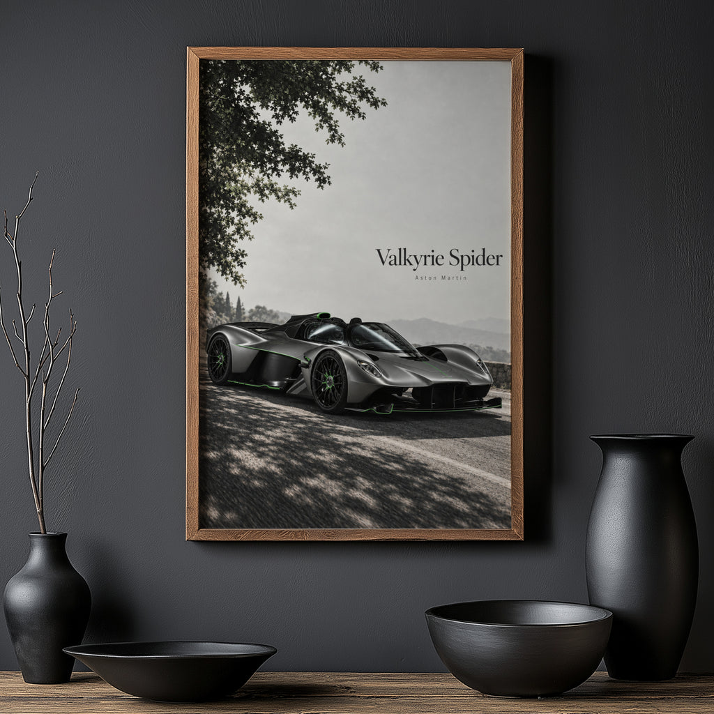 Vintage Aston Martin Valkyrie Spider Print