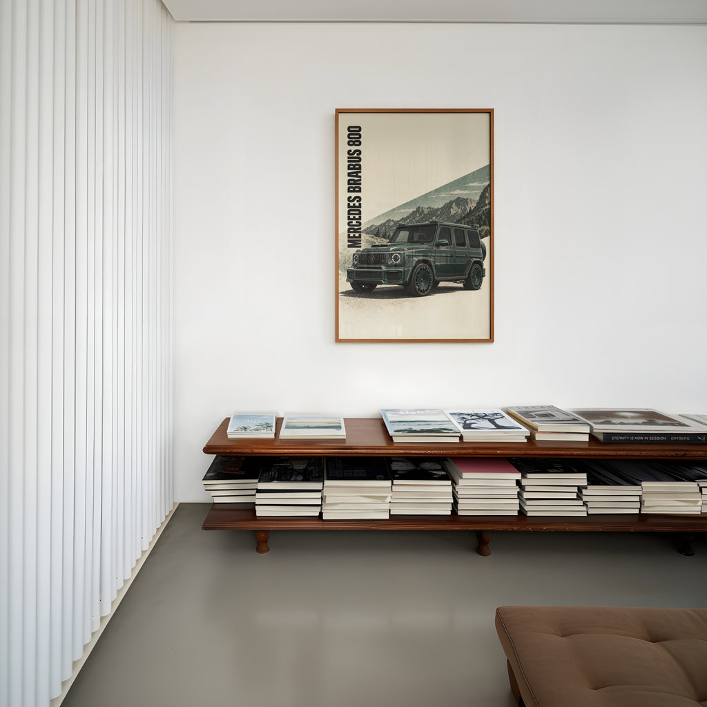 Vintage Mercedes Brabus 800 Print, G-Class SUV