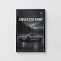 Vintage Nissan GTR Nismo Print, Car Wall Art