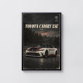 Vintage Toyota Camry XSE Racing Car Print