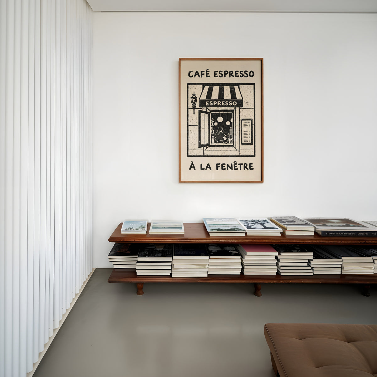Vintage Cafe Espresso Print and Poster, French Wall Art