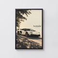 Vintage Lamborghini Aventador Print, Car Poster