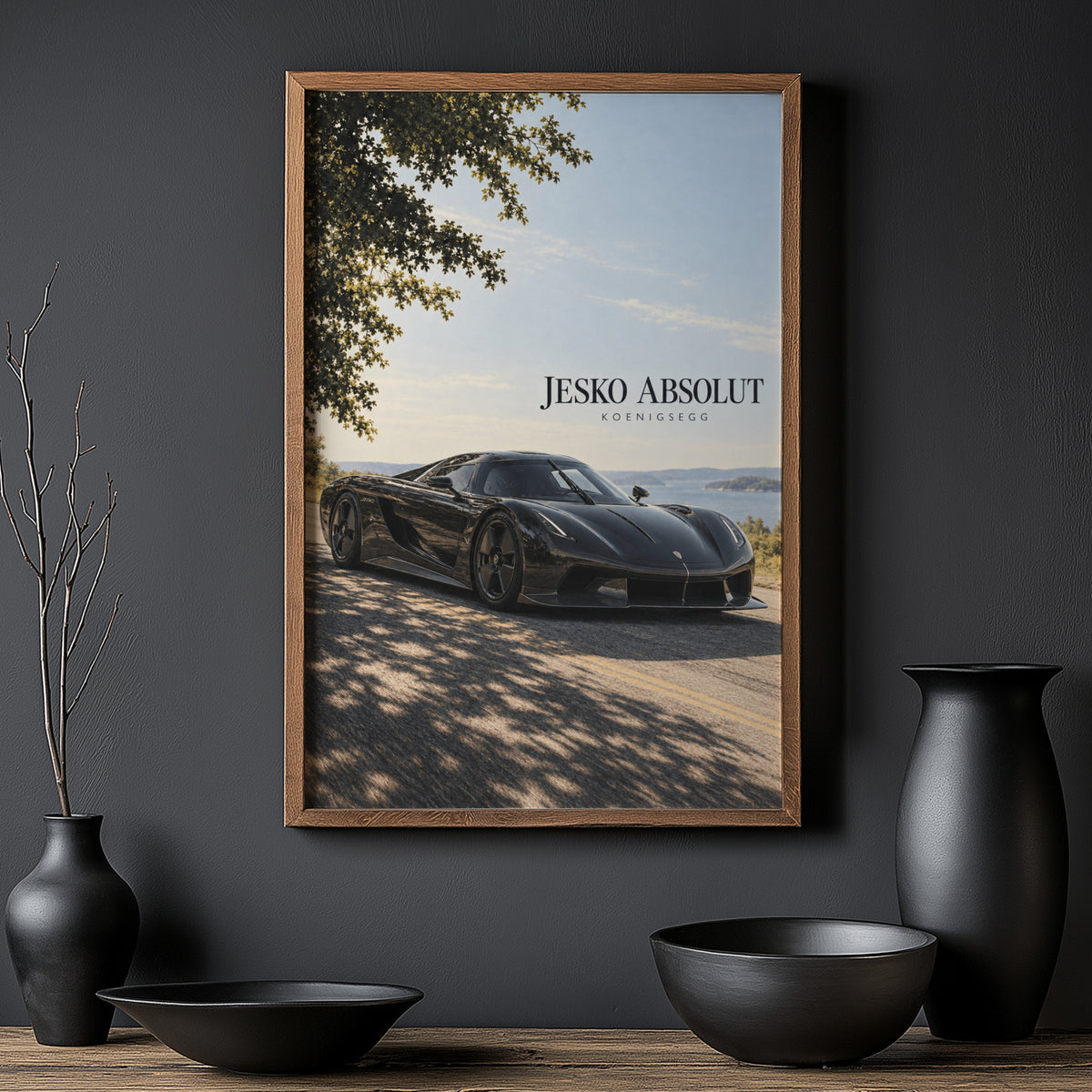 Vintage Koenigsegg Jesko Absolut Car Print