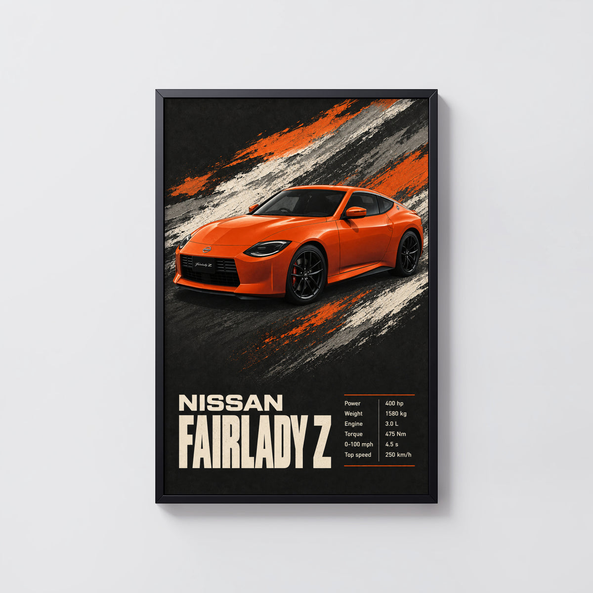 Vintage Nissan Fairlady Z Print, Car Wall Art