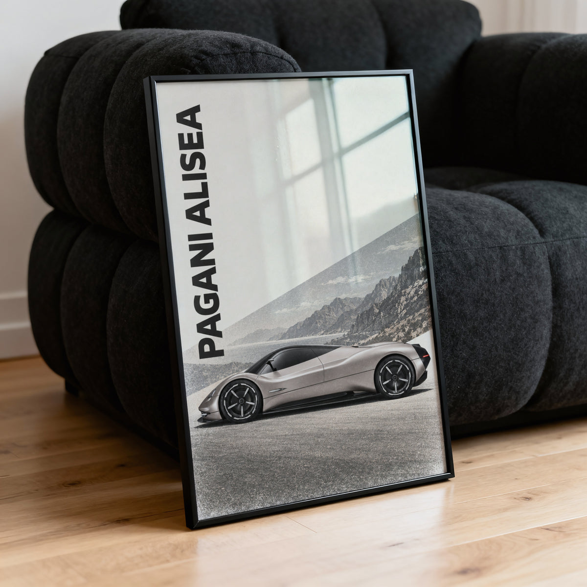 Vintage Pagani Alisea Car Print, Supercar Poster