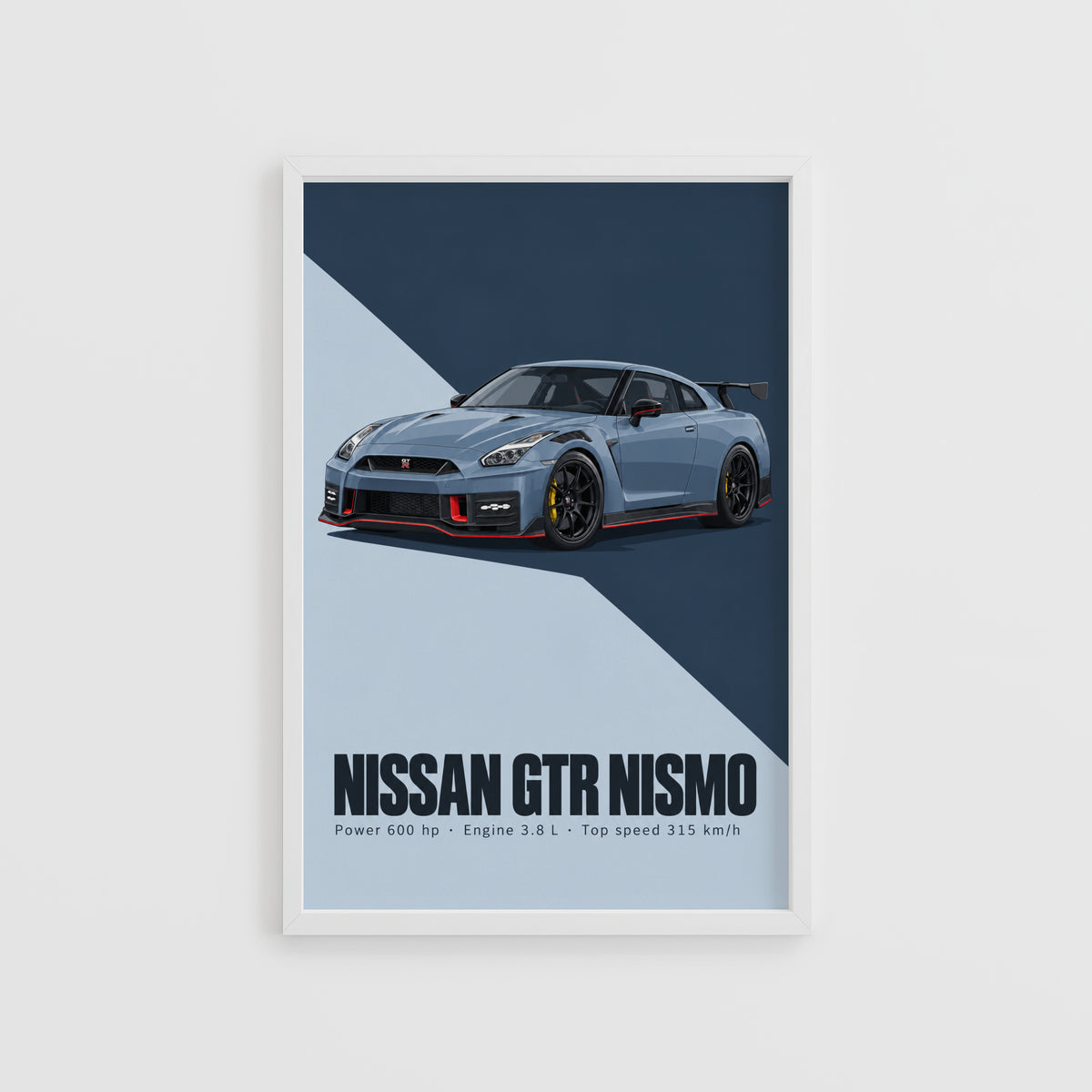 Vintage Nissan GTR Nismo Print, JDM Car Wall Art