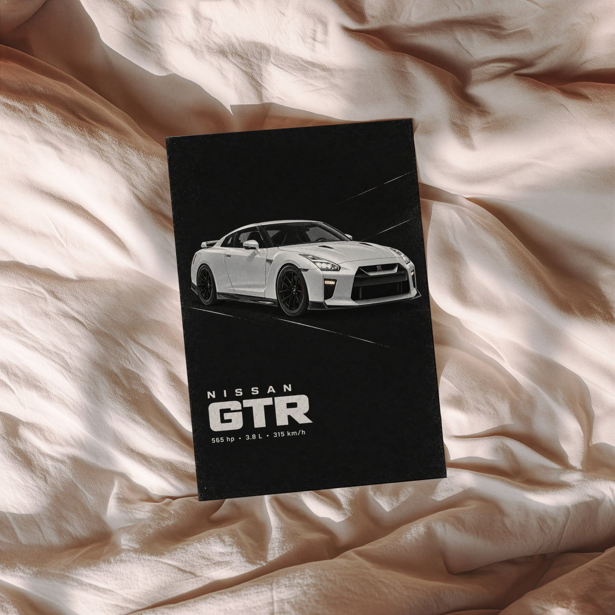 Vintage Nissan GTR Print, Car Wall Art