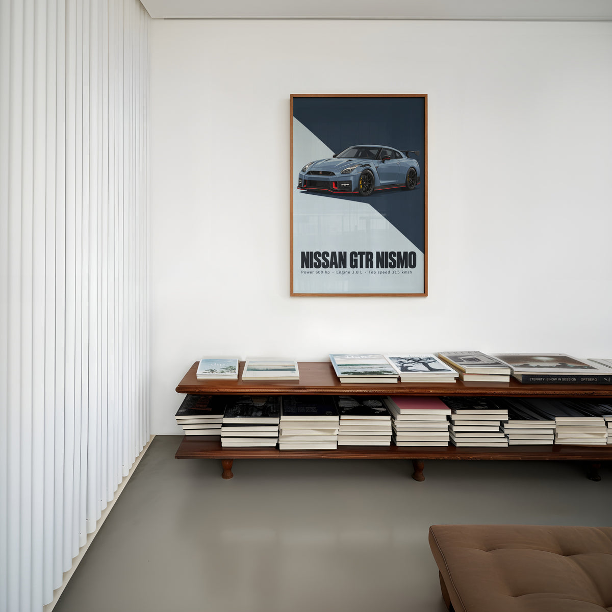 Vintage Nissan GTR Nismo Print, JDM Car Wall Art