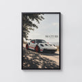 Vintage Porsche 911 GT3 RS Print, Car Wall Art