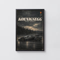 Vintage Koenigsegg Jesko Absolut Print, Hypercar