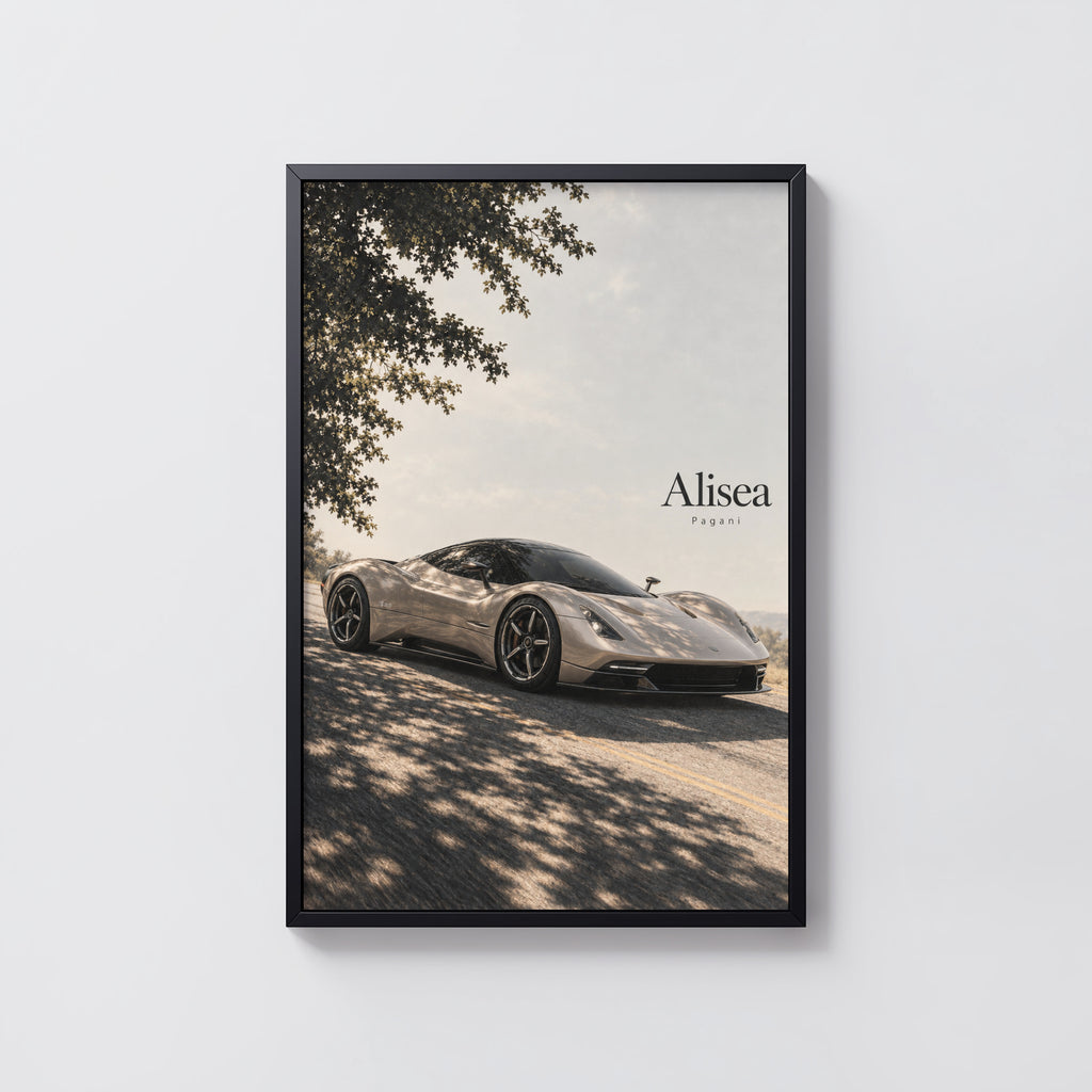 Vintage Pagani Alisea Supercar Print