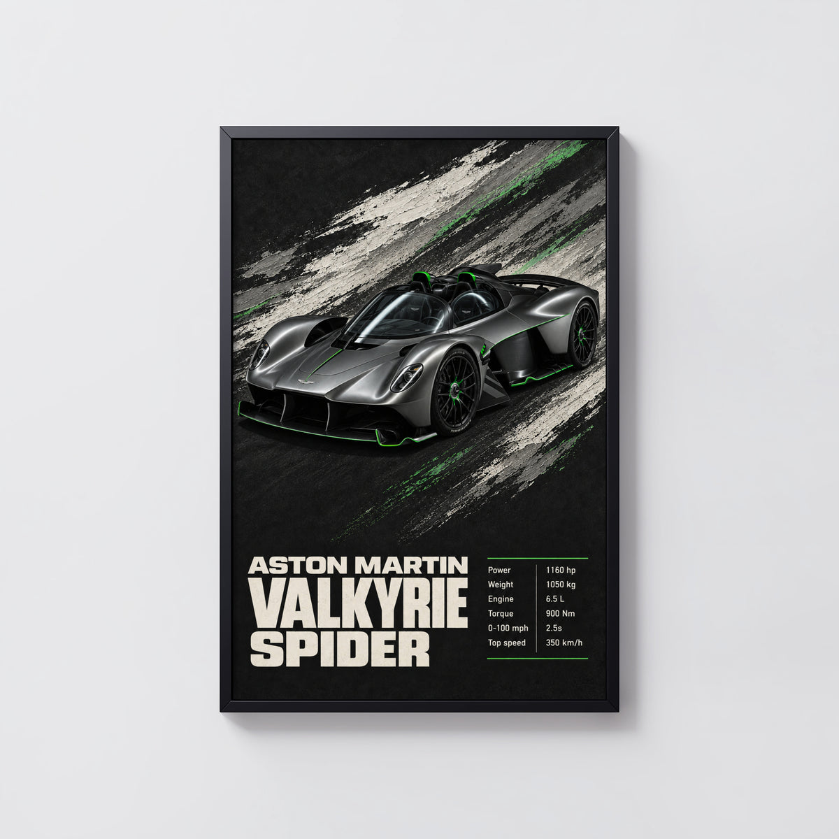 Vintage Aston Martin Valkyrie Spider Print