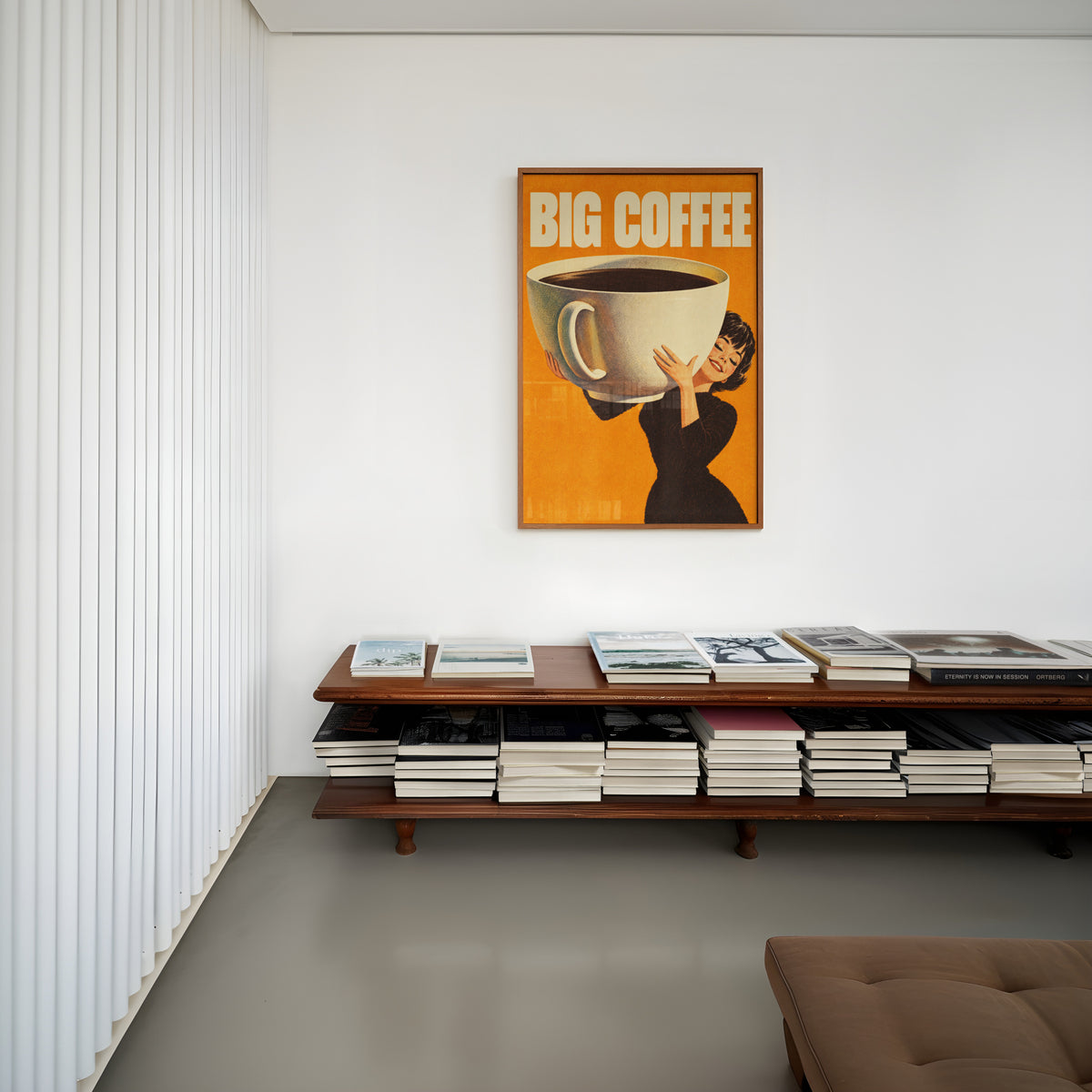 Vintage Coffee Print and Poster, Retro Kitchen Wall Art