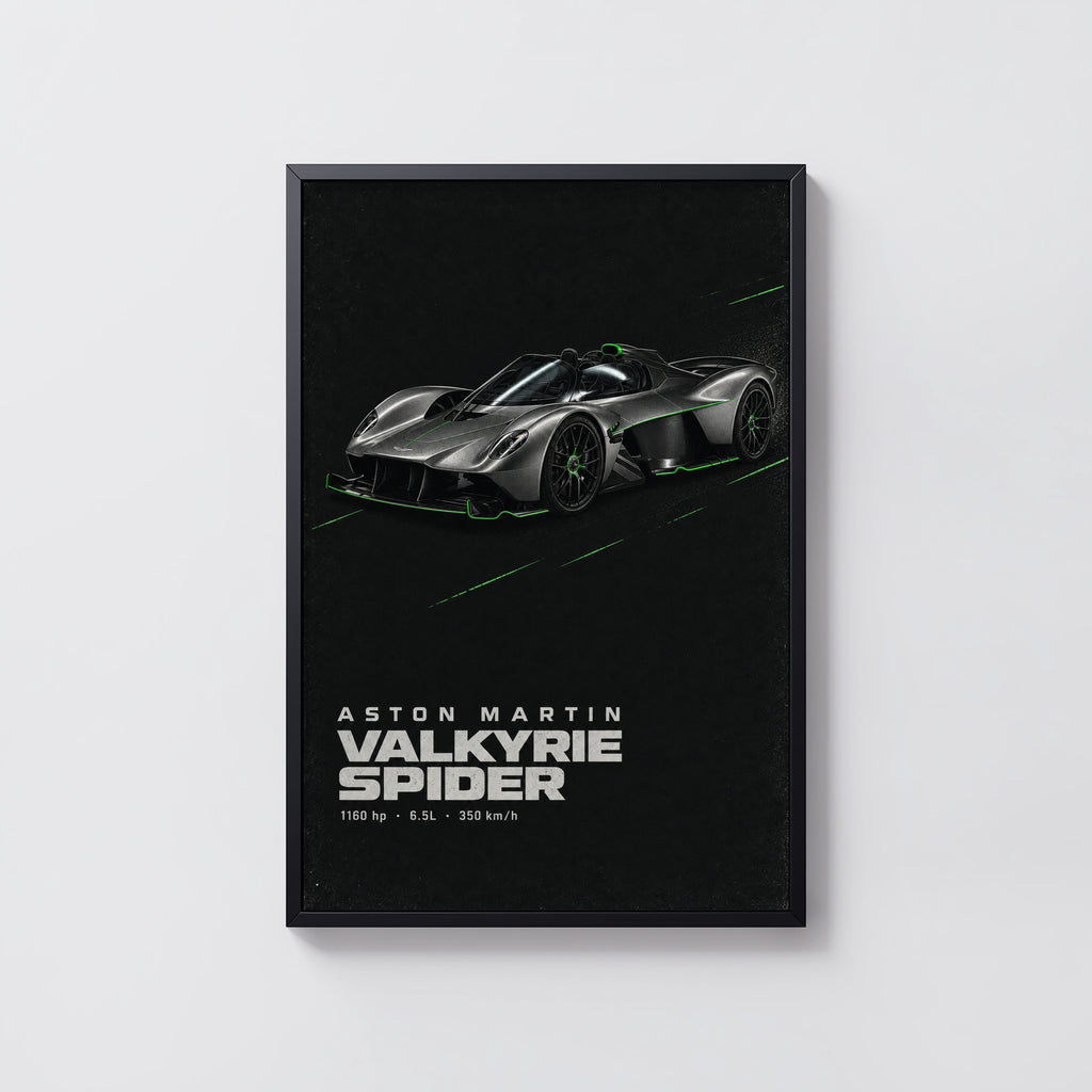 Vintage Aston Martin Valkyrie Spider Print
