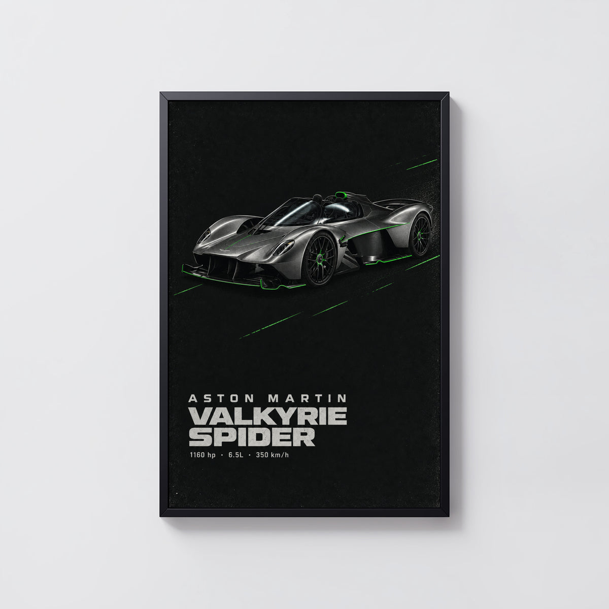 Vintage Aston Martin Valkyrie Spider Print