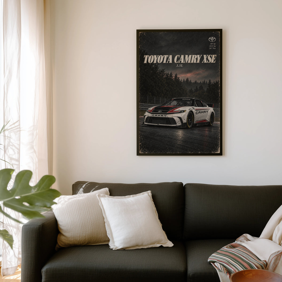 Vintage Toyota Camry XSE Racing Car Print