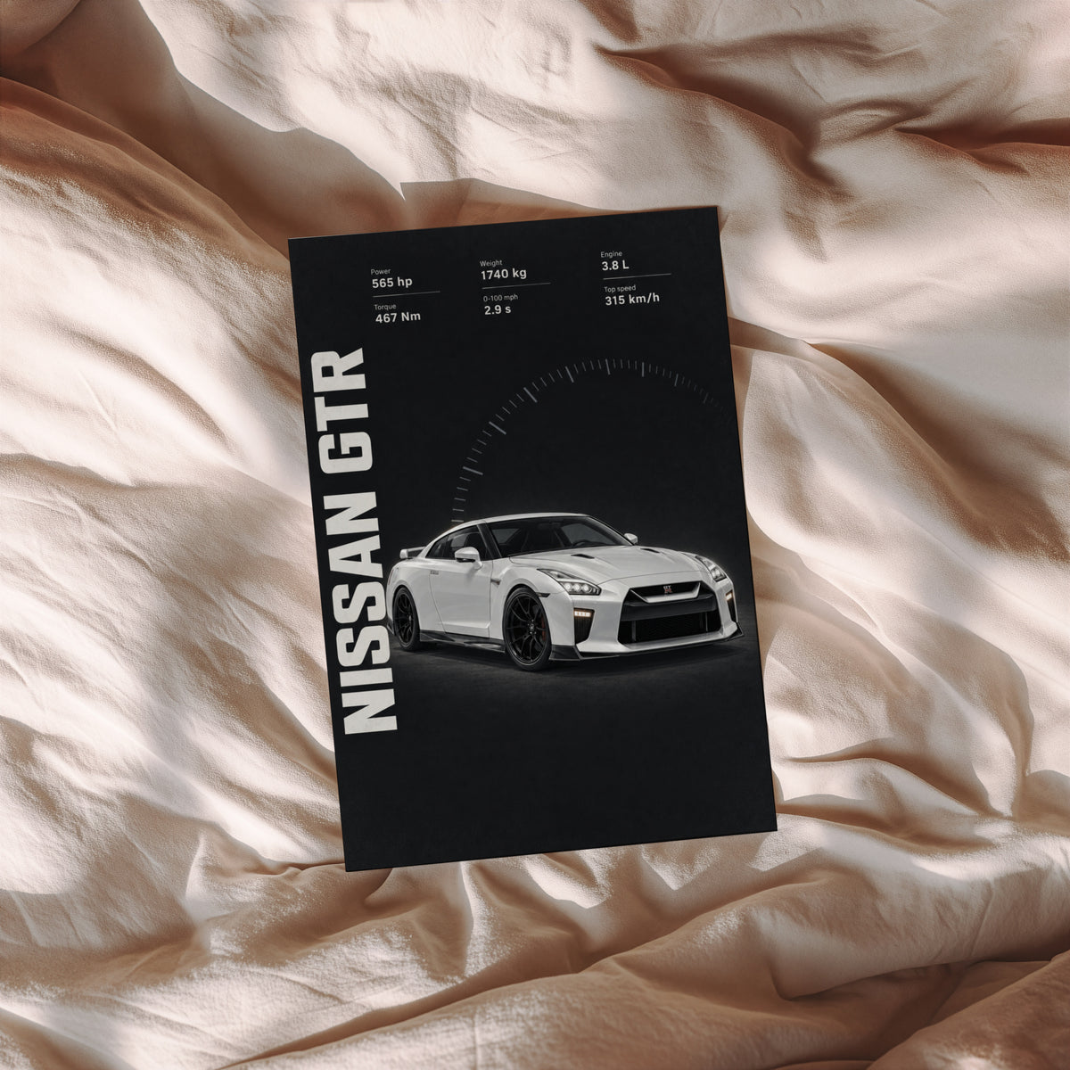 Vintage Nissan GTR Print, Car Wall Art