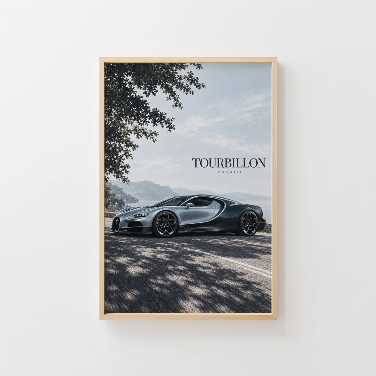 Vintage Bugatti Tourbillon Print, Car Wall Art