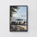 Vintage Mercedes AMG SLS Print, Car Wall Art