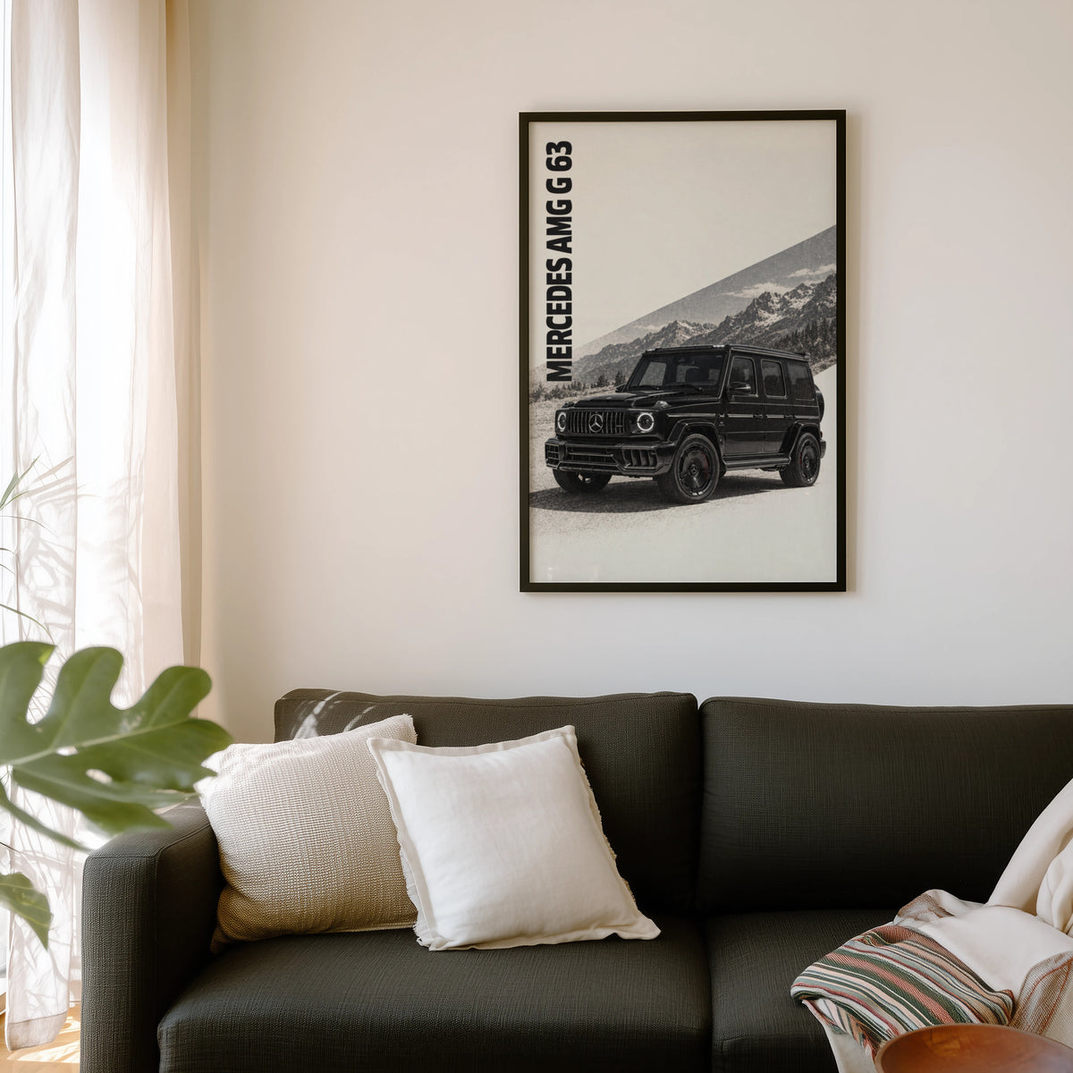 Vintage Mercedes AMG G 63 Print, Car Wall Art