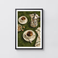 Vintage Coffee Print and Poster, Moka Pot Wall Art