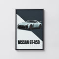 Vintage Nissan GT-R50 Print, Car Wall Art, Garage
