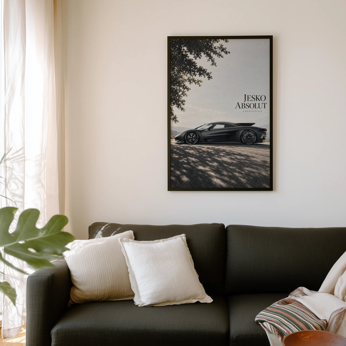 Vintage Koenigsegg Jesko Absolut Hypercar Print