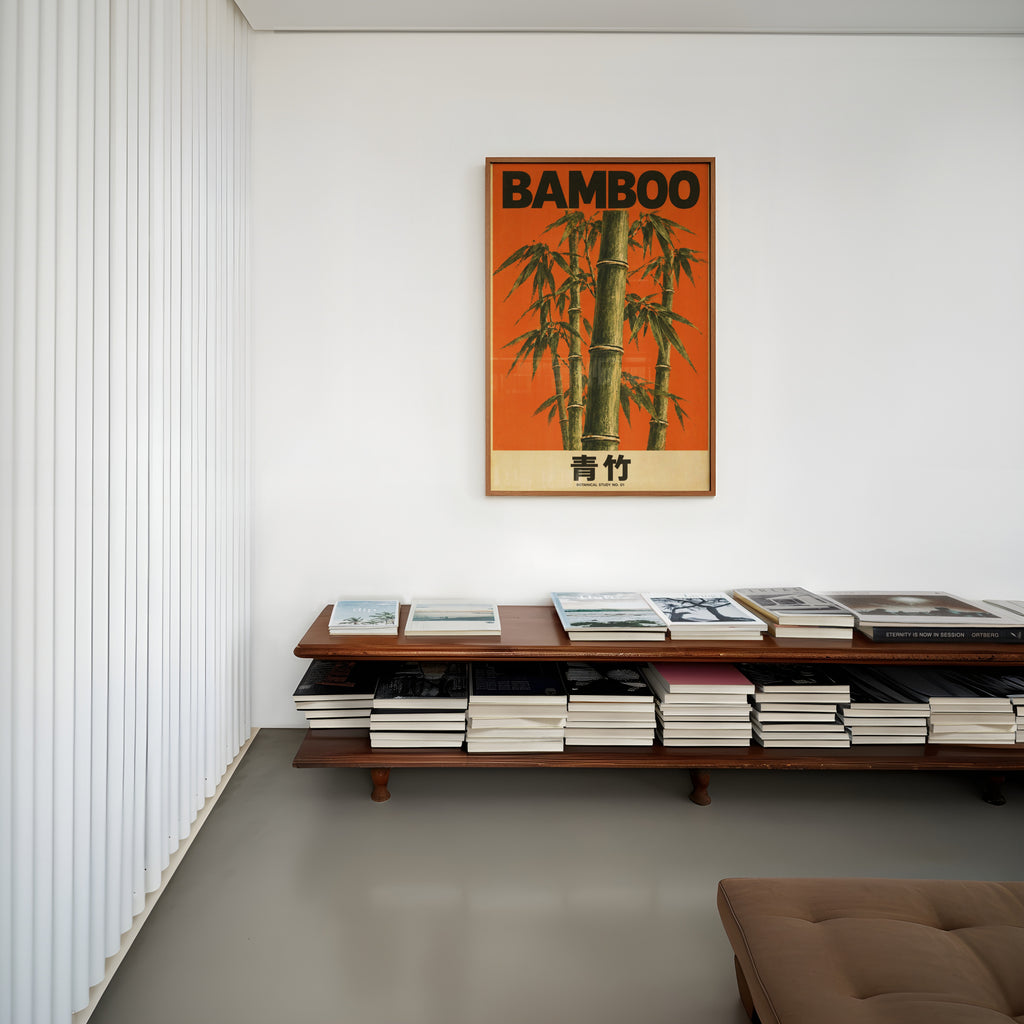 Vintage Bamboo Print, Japanese Botanical Poster Art