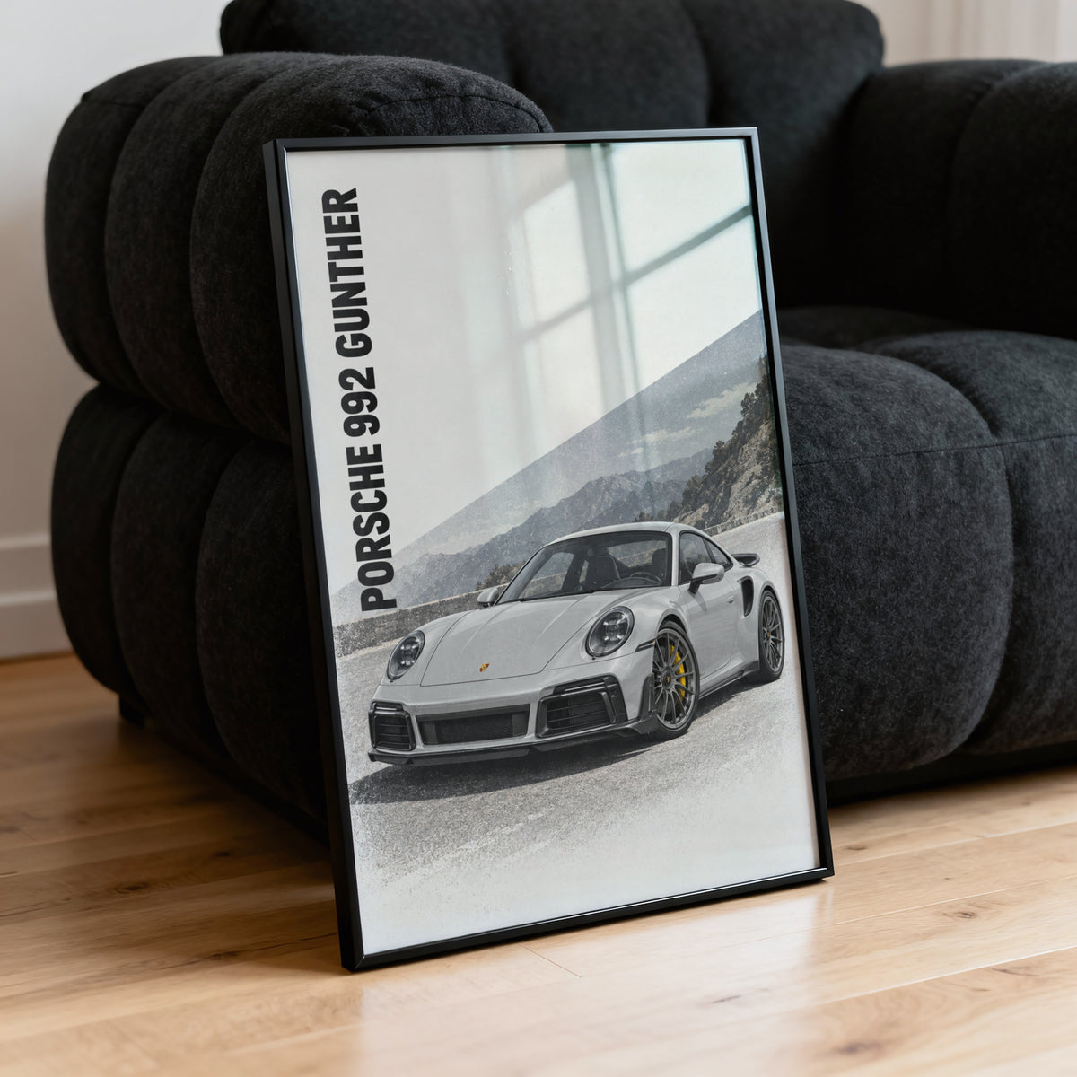 Vintage Porsche 992 Gunther Car Print