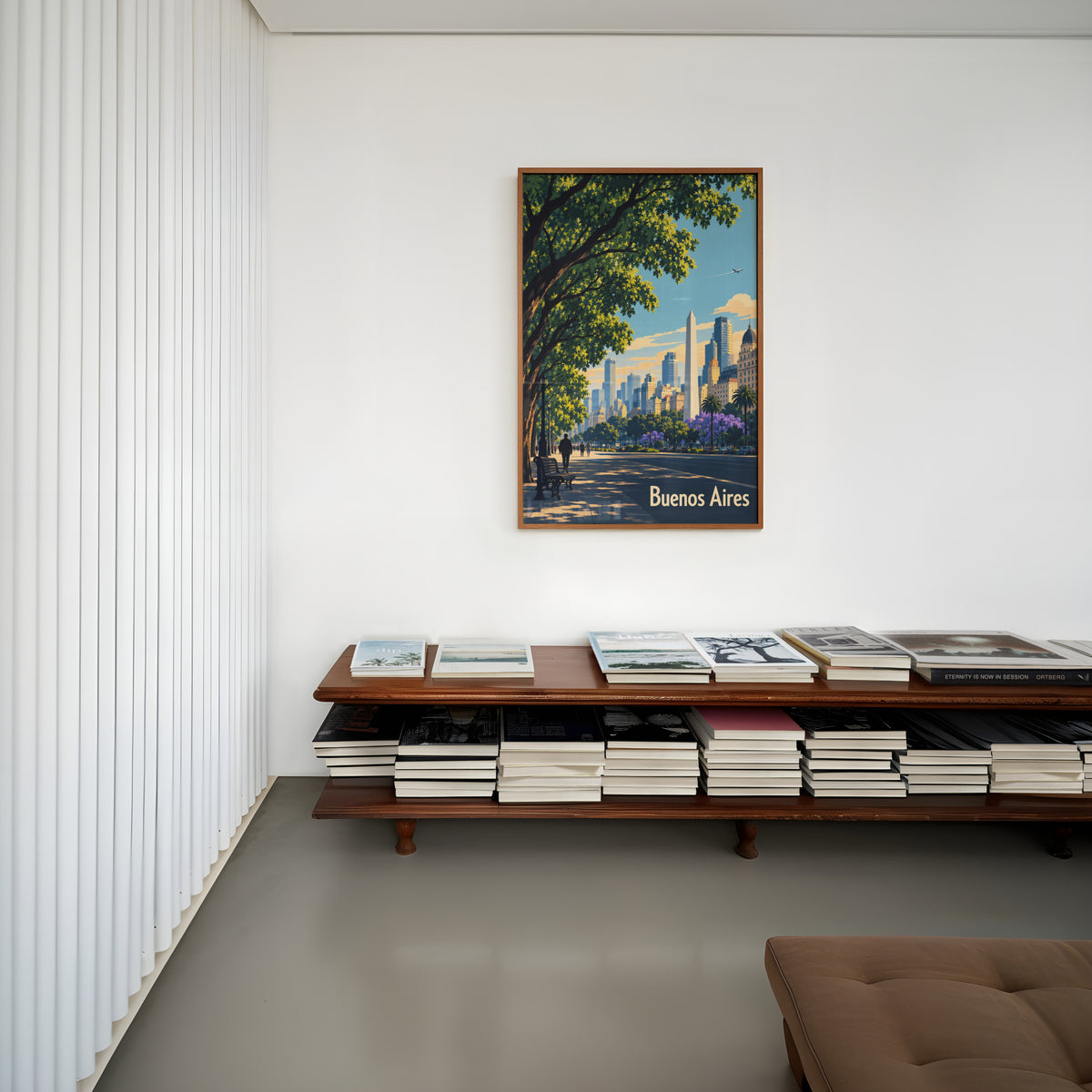 Vintage Buenos Aires Poster, Argentina Wall Art, Print