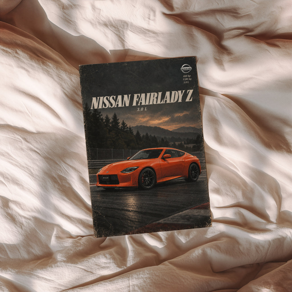 Vintage Nissan Fairlady Z Print, Car Wall Art