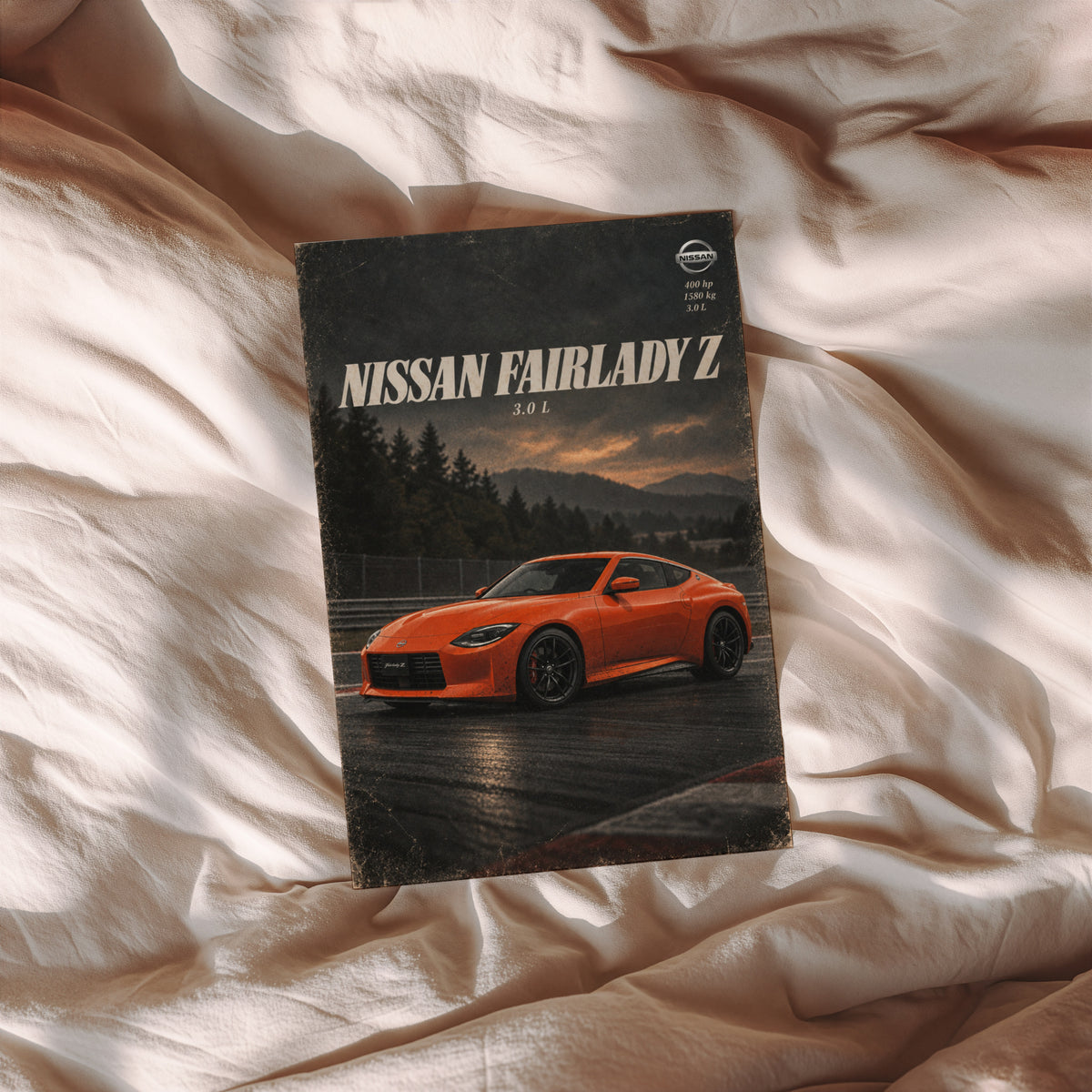 Vintage Nissan Fairlady Z Print, Car Wall Art
