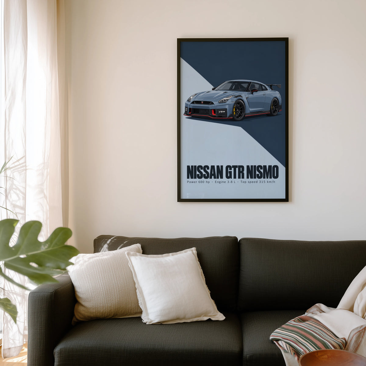 Vintage Nissan GTR Nismo Print, JDM Car Wall Art