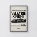 Vintage Aston Martin Valkyrie Spider Print