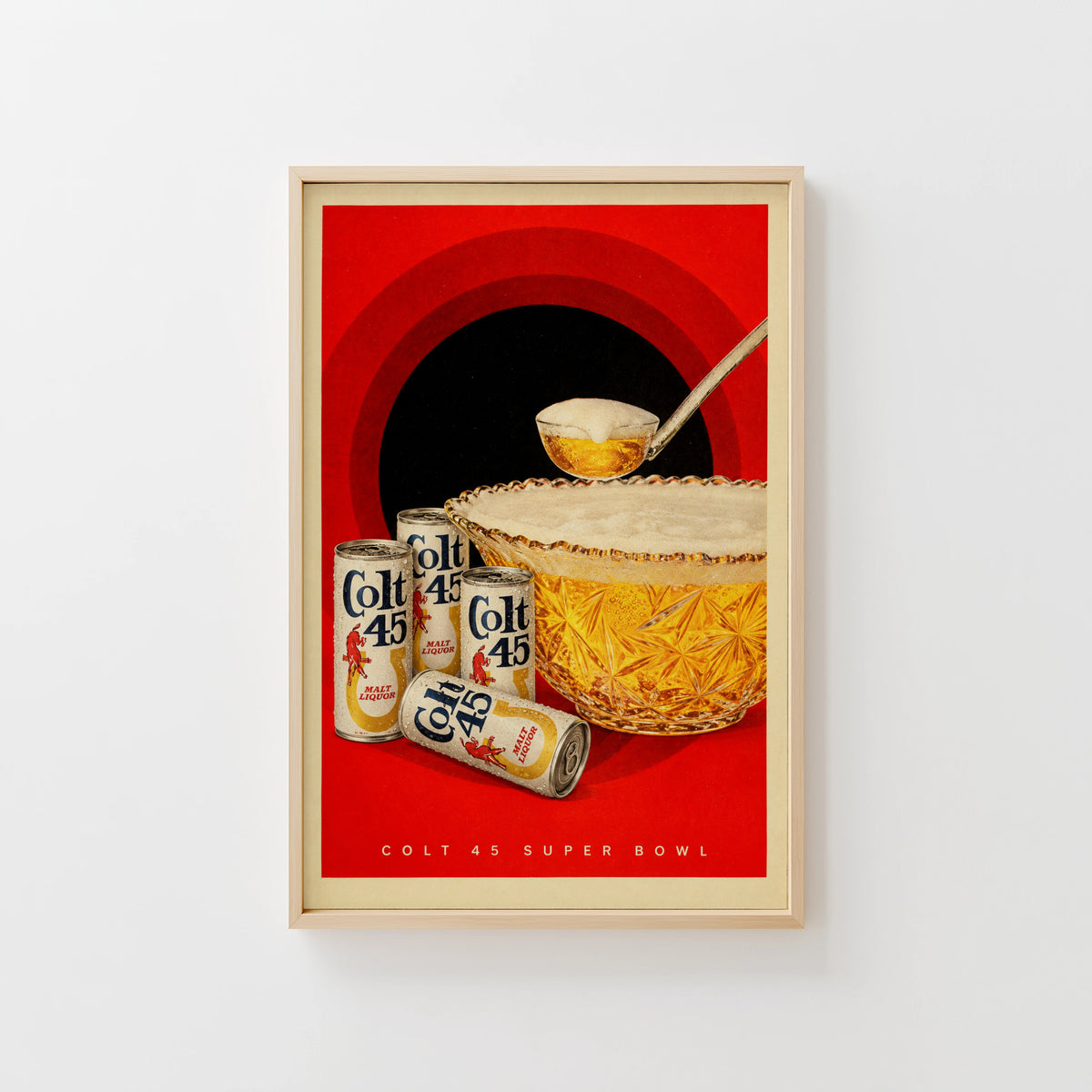 Vintage Colt 45 Print and Poster, Malt Liquor Wall Art