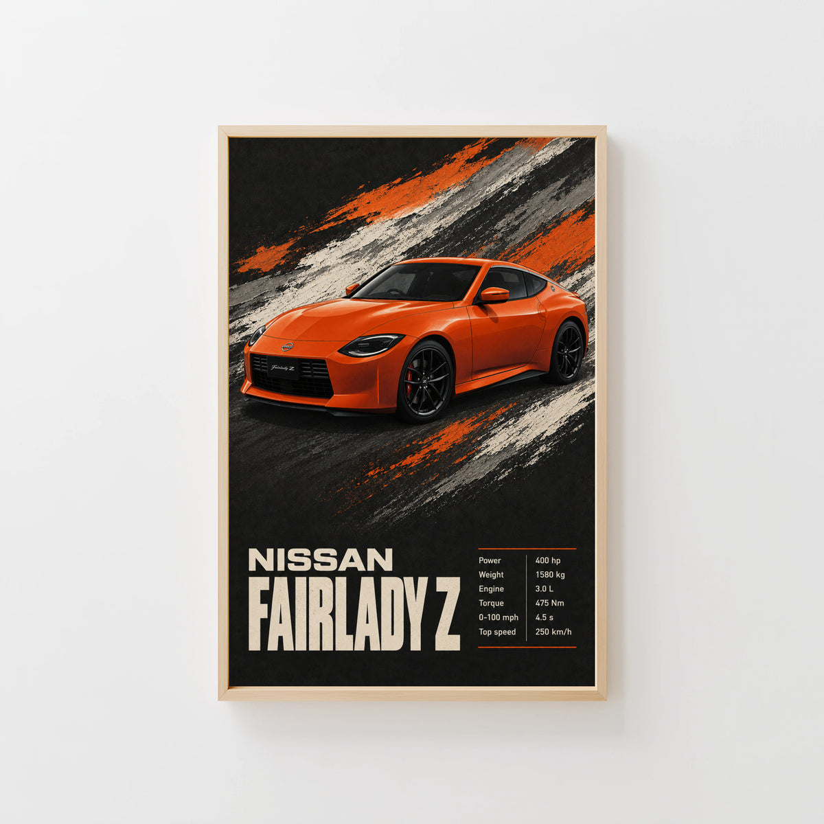 Vintage Nissan Fairlady Z Print, Car Wall Art