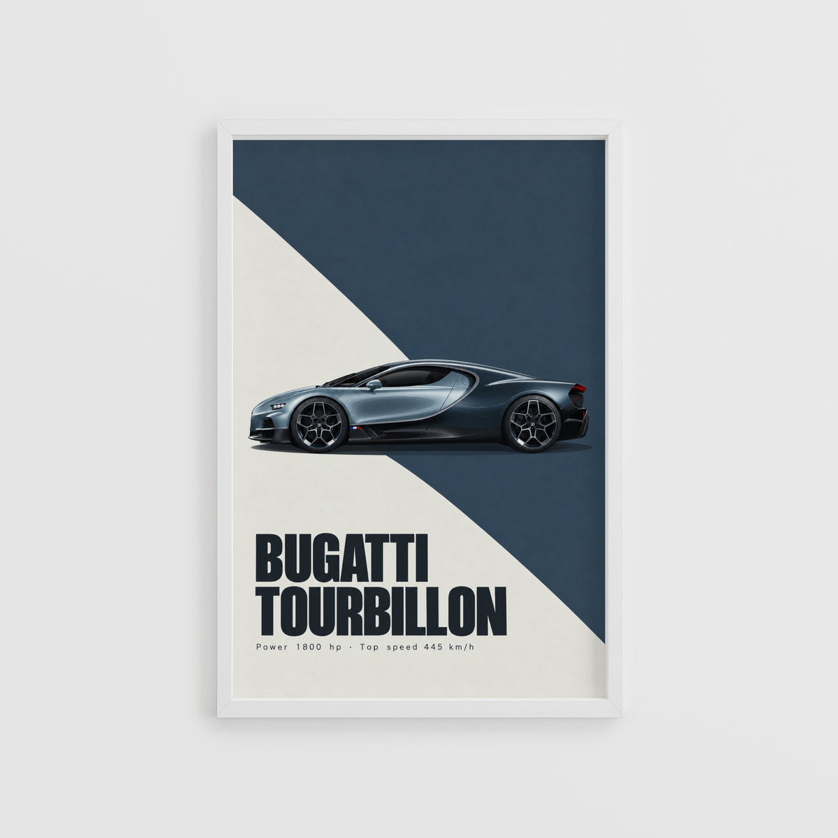 Vintage Bugatti Tourbillon Print, Car Poster, Wall Art