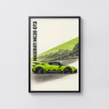 Vintage Maserati MC20 GT2 Print, Car Wall Art