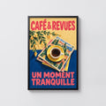 Vintage Coffee Print, Cafe Poster, French Wall Art