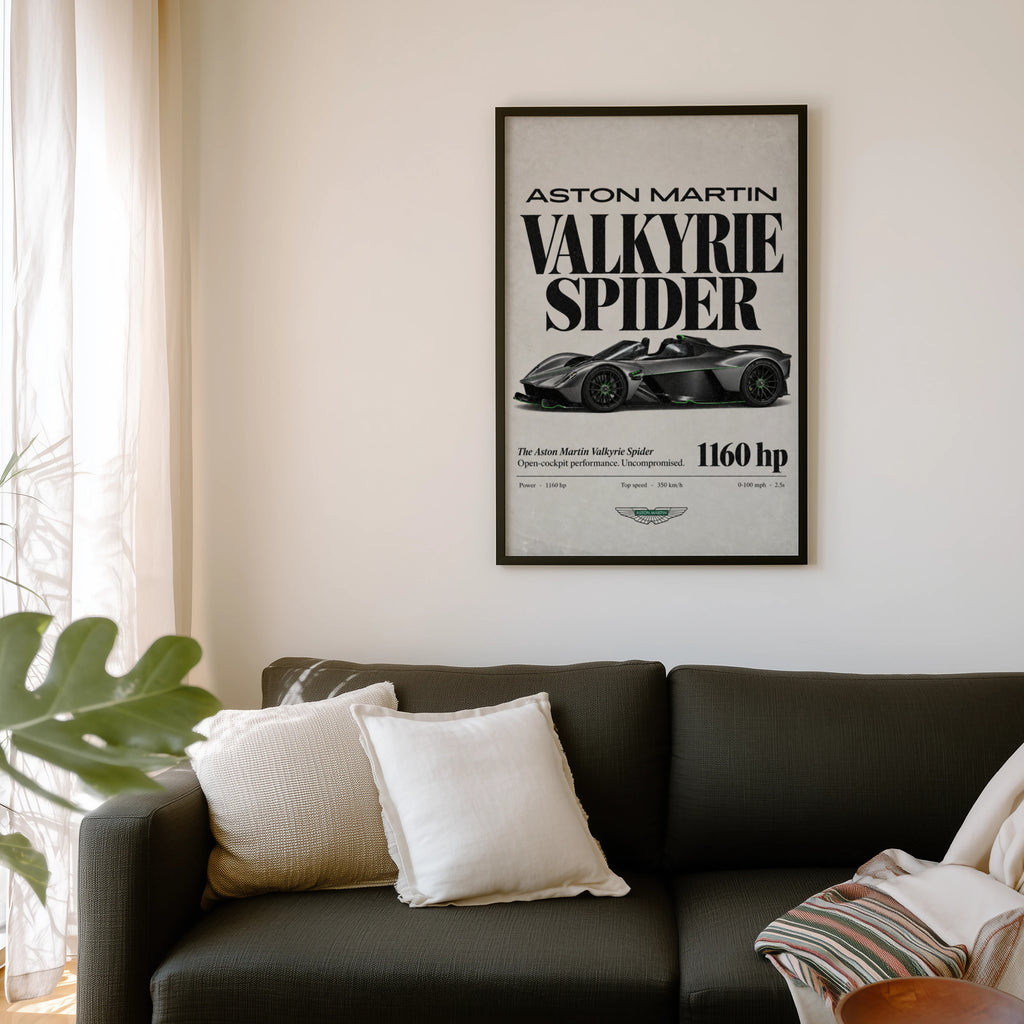 Vintage Aston Martin Valkyrie Spider Print
