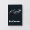 Vintage Nissan GTR Nismo Print, Car Wall Art
