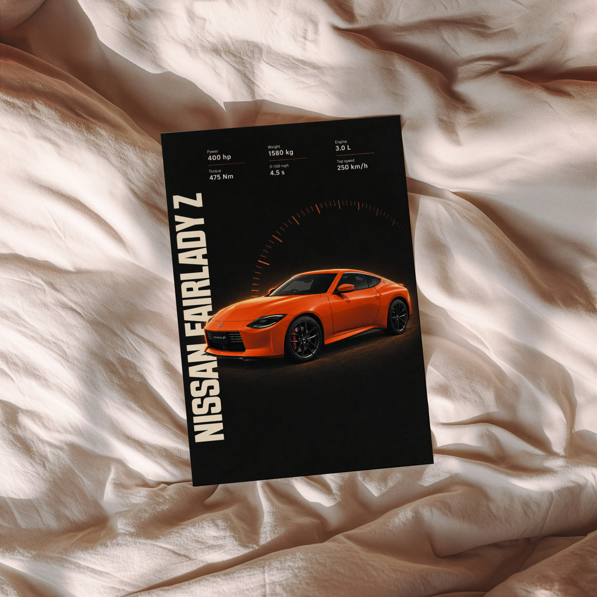 Vintage Nissan Fairlady Z Print, Car Wall Art