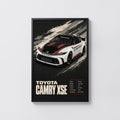 Vintage Toyota Camry XSE Print, Car Wall Art