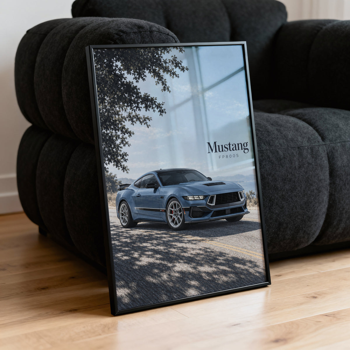 Vintage Mustang FP800S Print, Car Wall Art