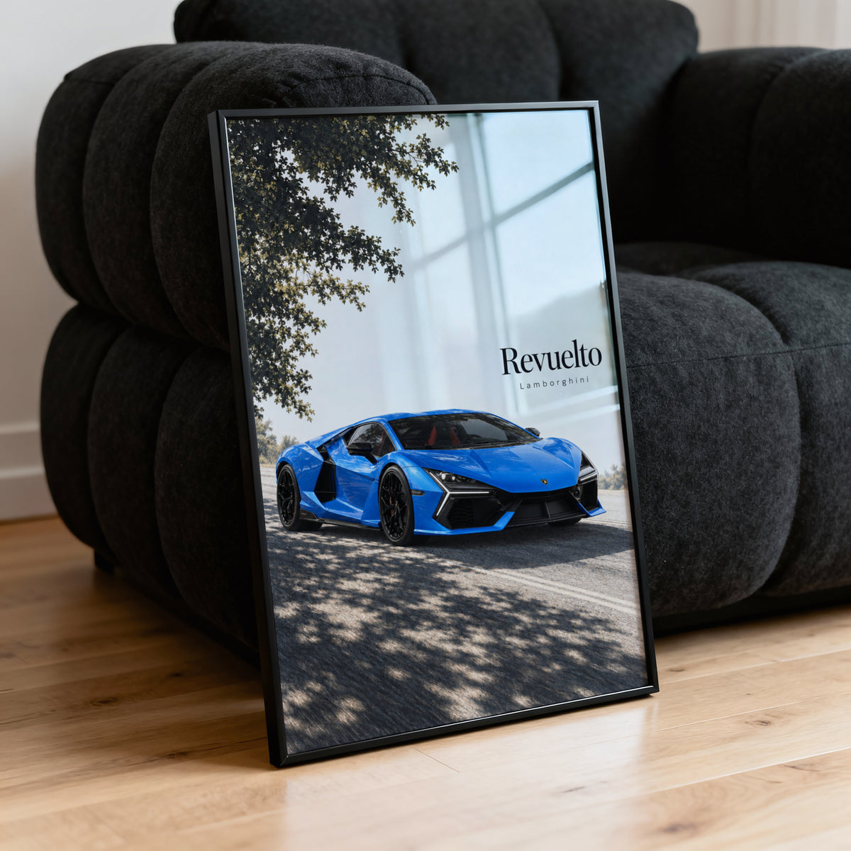 Vintage Lamborghini Revuelto Print, Car Wall Art