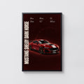 Vintage Mustang Shelby Print, Car Wall Art