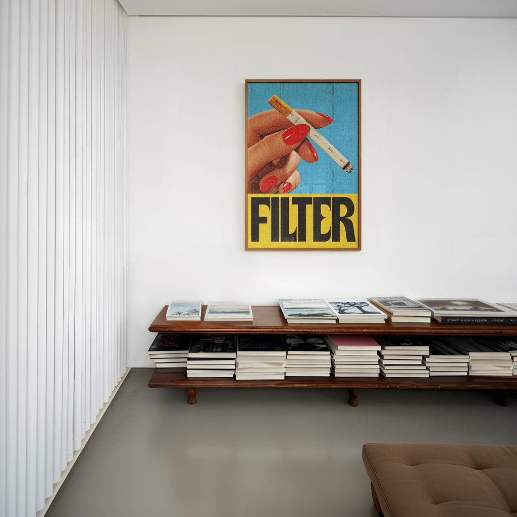 Vintage Cigarette Poster, Retro Advert Wall Art, Print